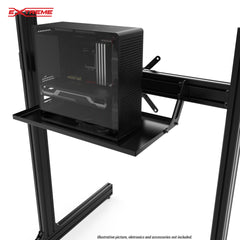 UNIVERSAL PC/DESKTOP REAR TRAY FOR TV STANDS IN ALUMINUM PROFILE