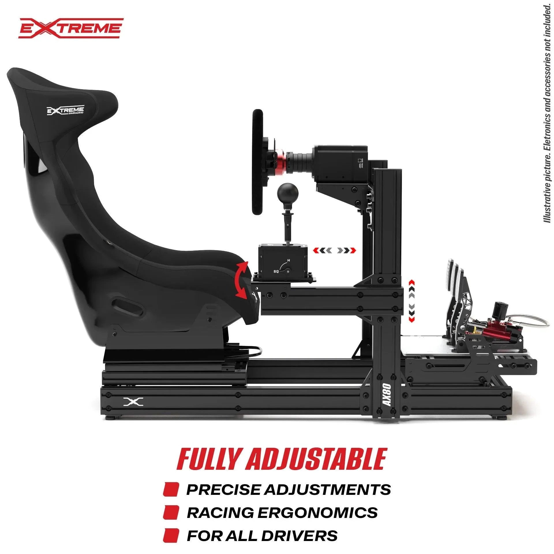 AX-80 SHIFTER MOUNT ADD-ON SIMAGIC Extreme Simracing