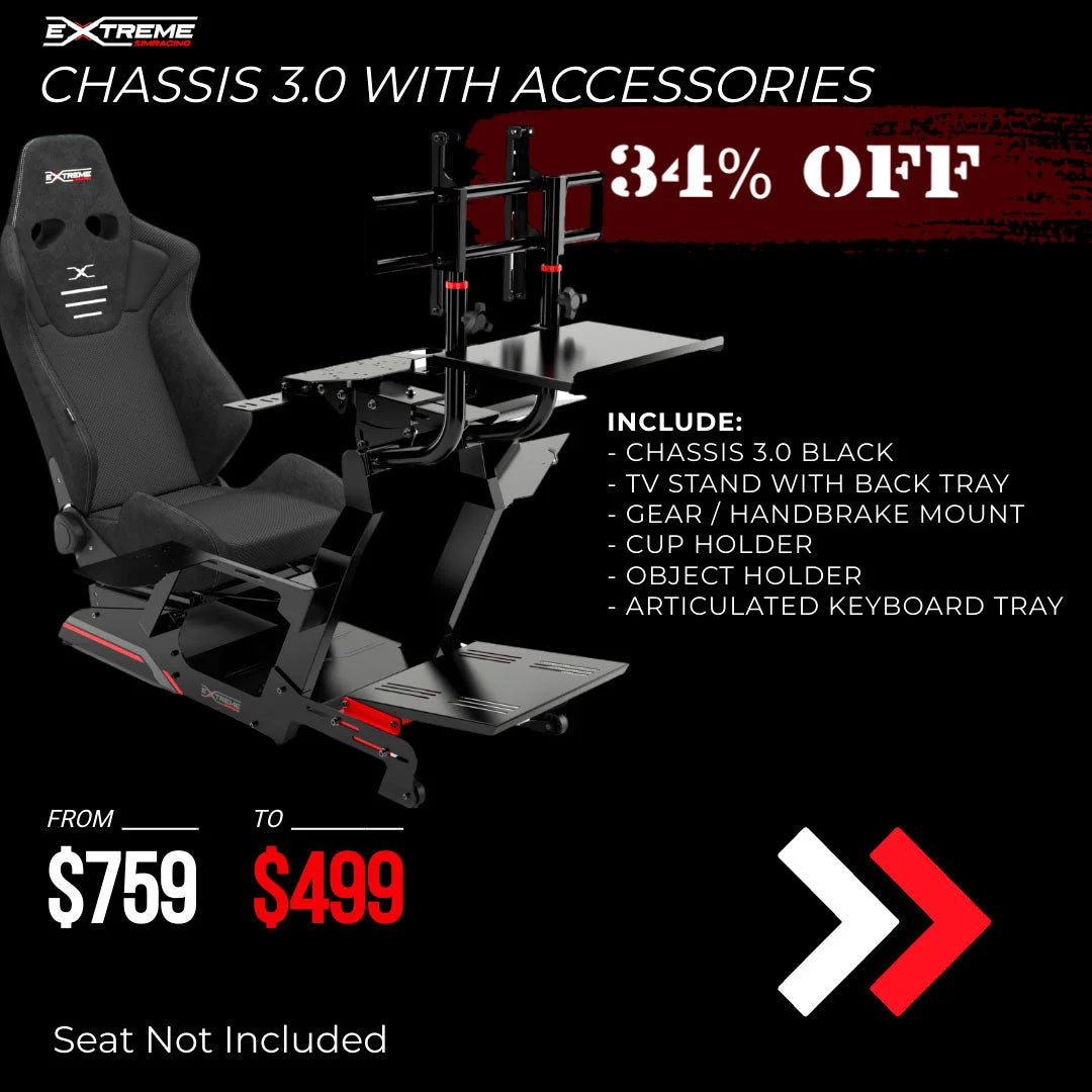 CHASSIS 3.0 FULL OF ACCESSORIES Extreme Simracing