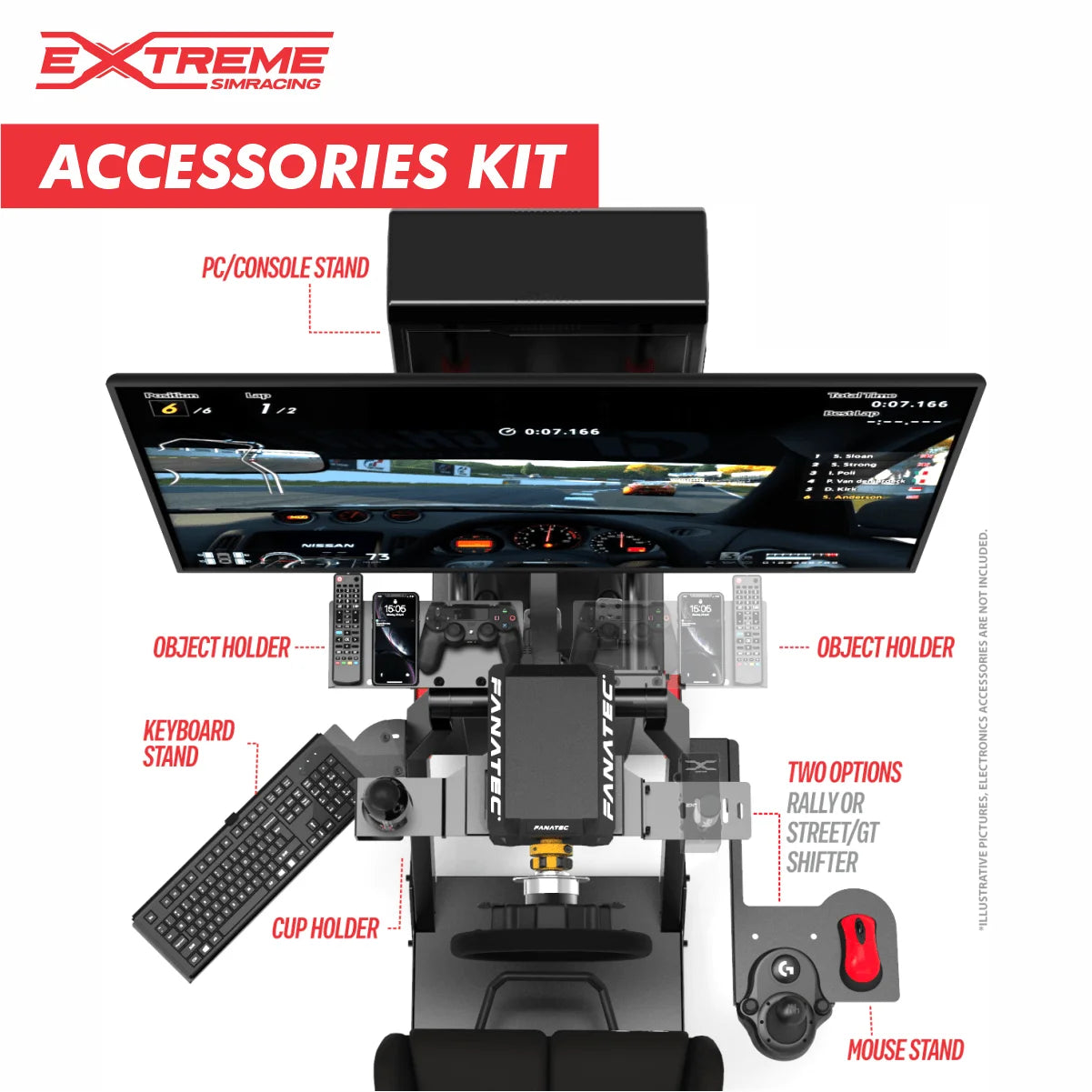 CHASSIS 3.0 FULL OF ACCESSORIES Extreme Simracing