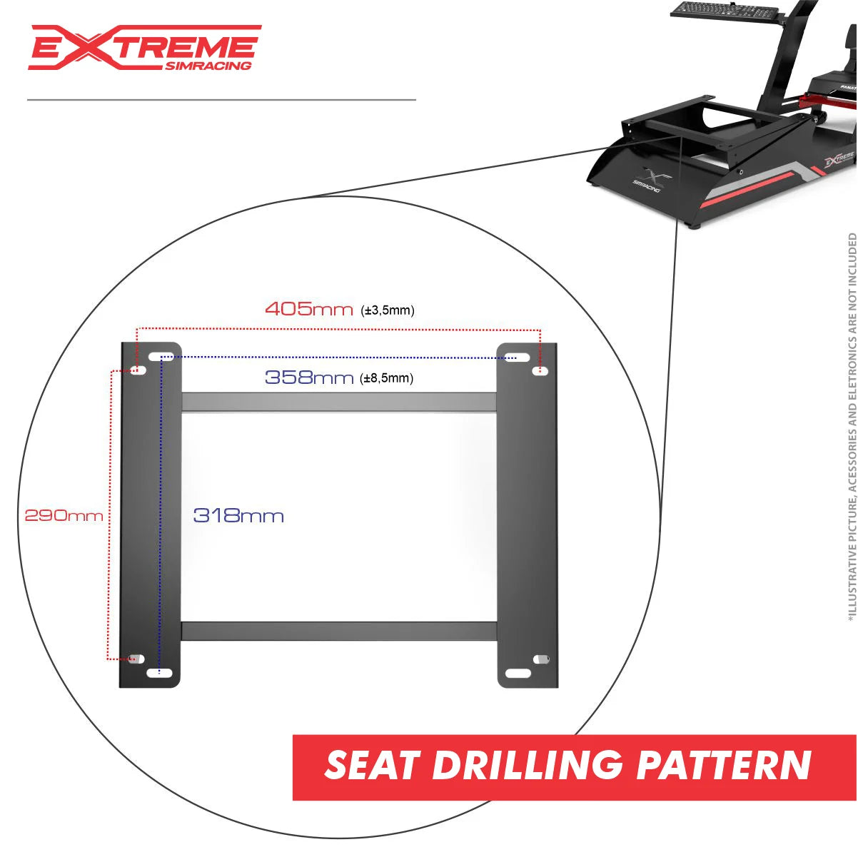 CHASSIS 3.0 FULL OF ACCESSORIES Extreme Simracing