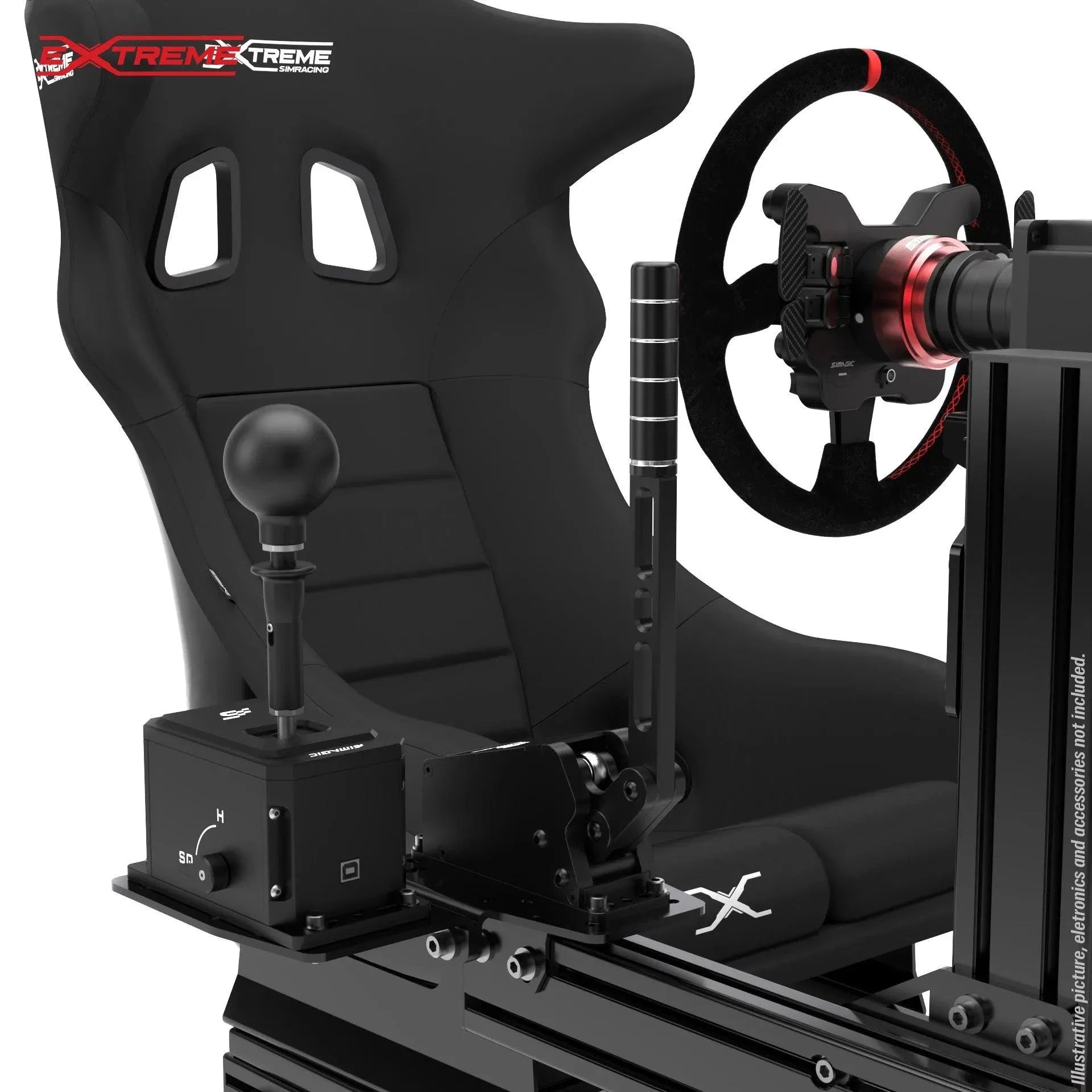 HANDBRAKE ADD-ON FOR GEAR SHIFTER MOUNT AX80 - Extreme Simracing