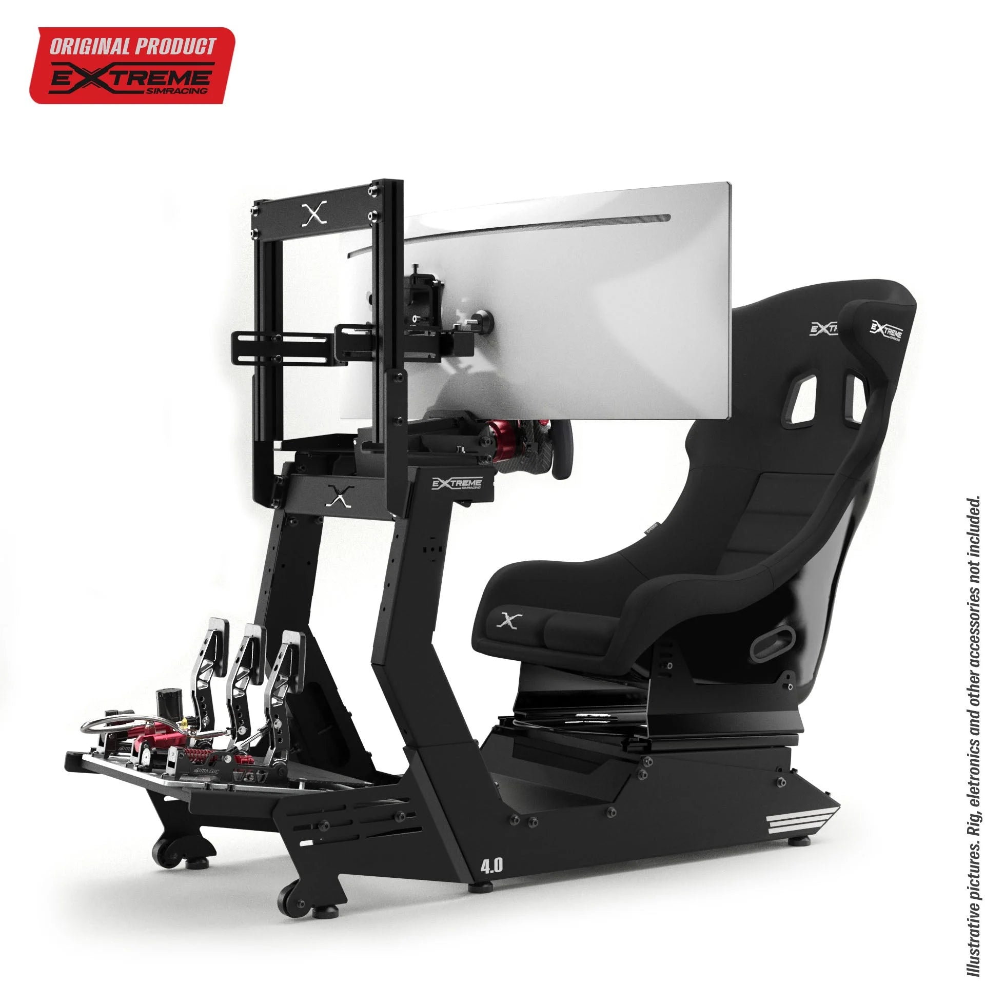 INTEGRATED TV STAND FOR CHASSIS 4.0 Extreme Simracing