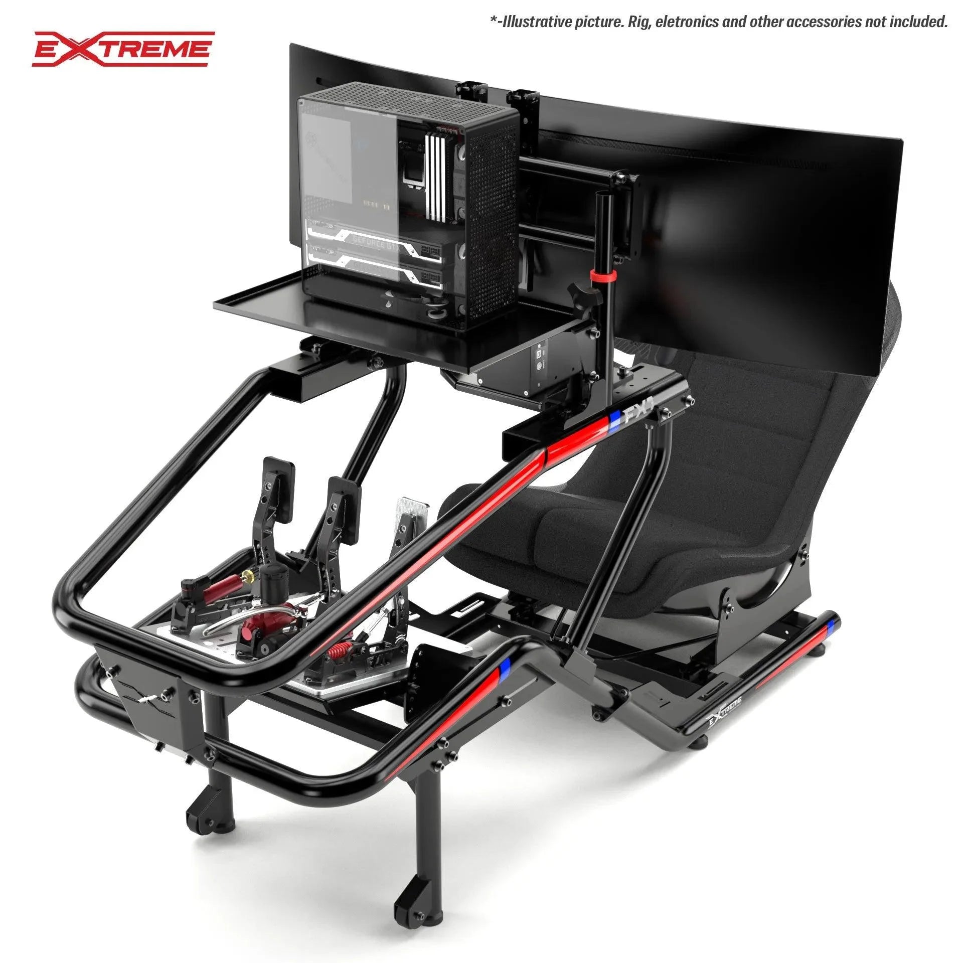INTEGRATED TV STAND FX1 - Extreme Simracing