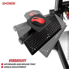 KEYBOARD AND MOUSE MOUNT FOR AX80 OR ANY ALUMINUM CHASSIS 80X40