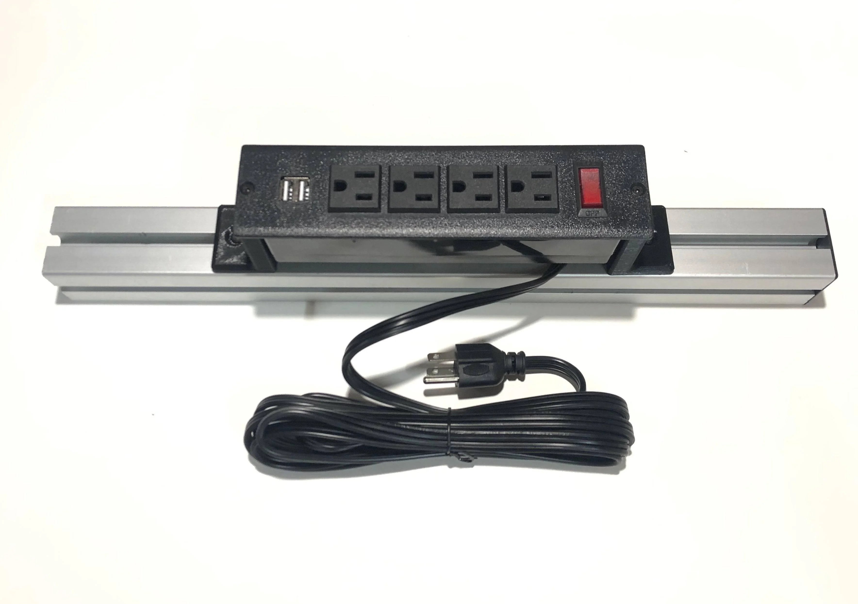 Rig Mounted Power Strip / Usb Kit Apex Sim Racing
