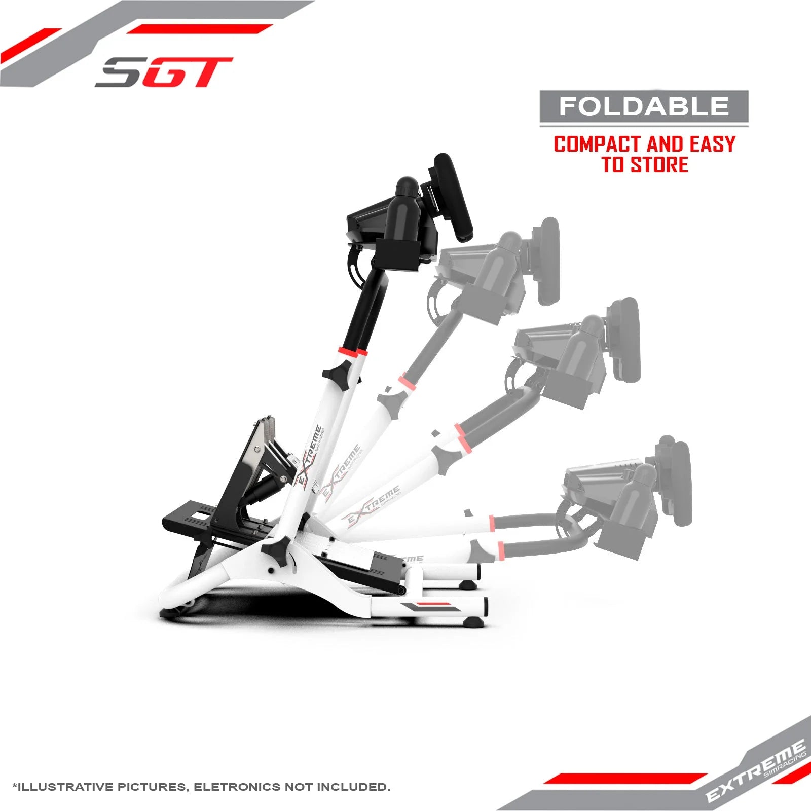 WHEEL STAND SGT (WHEEL LOCKS INCLUDED) Extreme Simracing