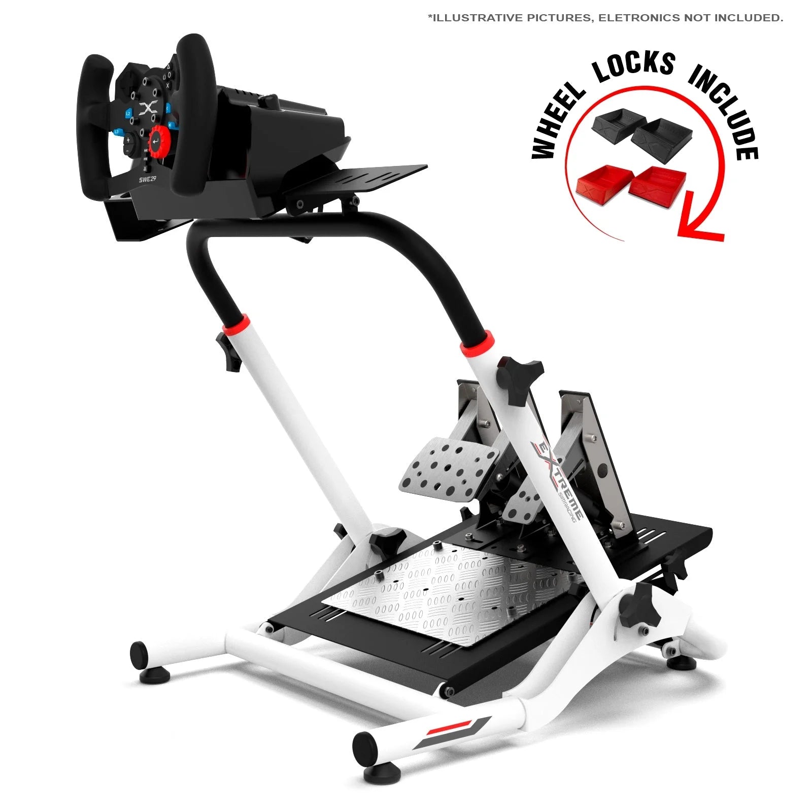 WHEEL STAND SGT (WHEEL LOCKS INCLUDED) Extreme Simracing