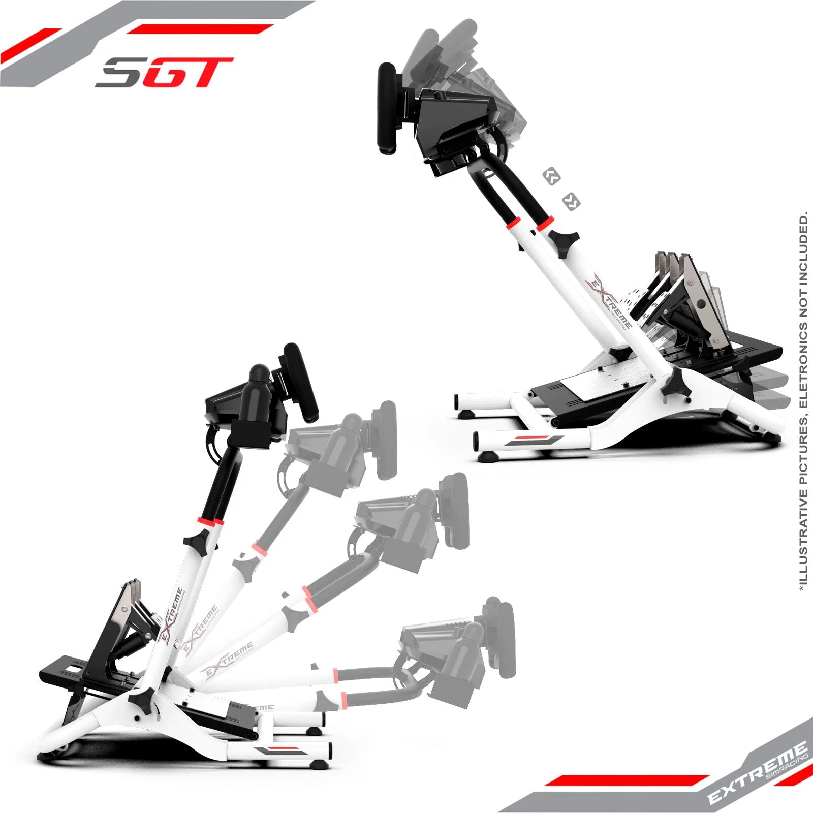 WHEEL STAND SGT (WHEEL LOCKS INCLUDED) Extreme Simracing