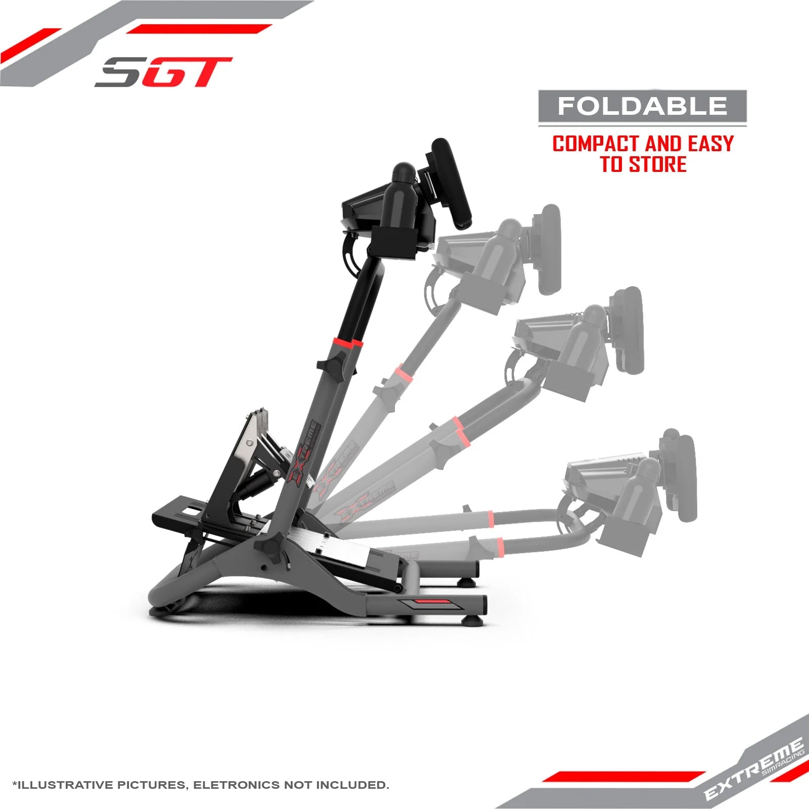 WHEEL STAND SGT (WHEEL LOCKS INCLUDED) Extreme Simracing