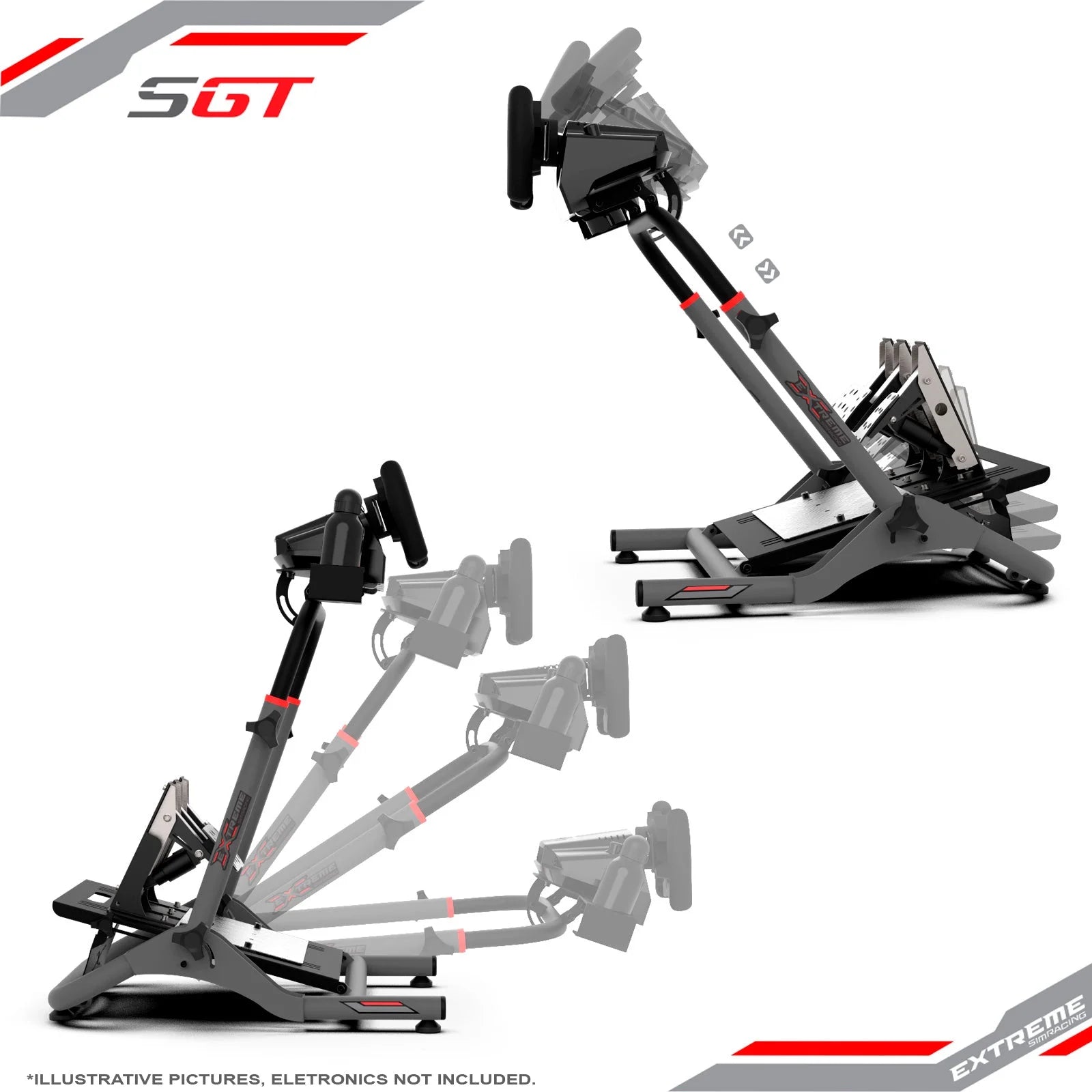 WHEEL STAND SGT (WHEEL LOCKS INCLUDED) Extreme Simracing