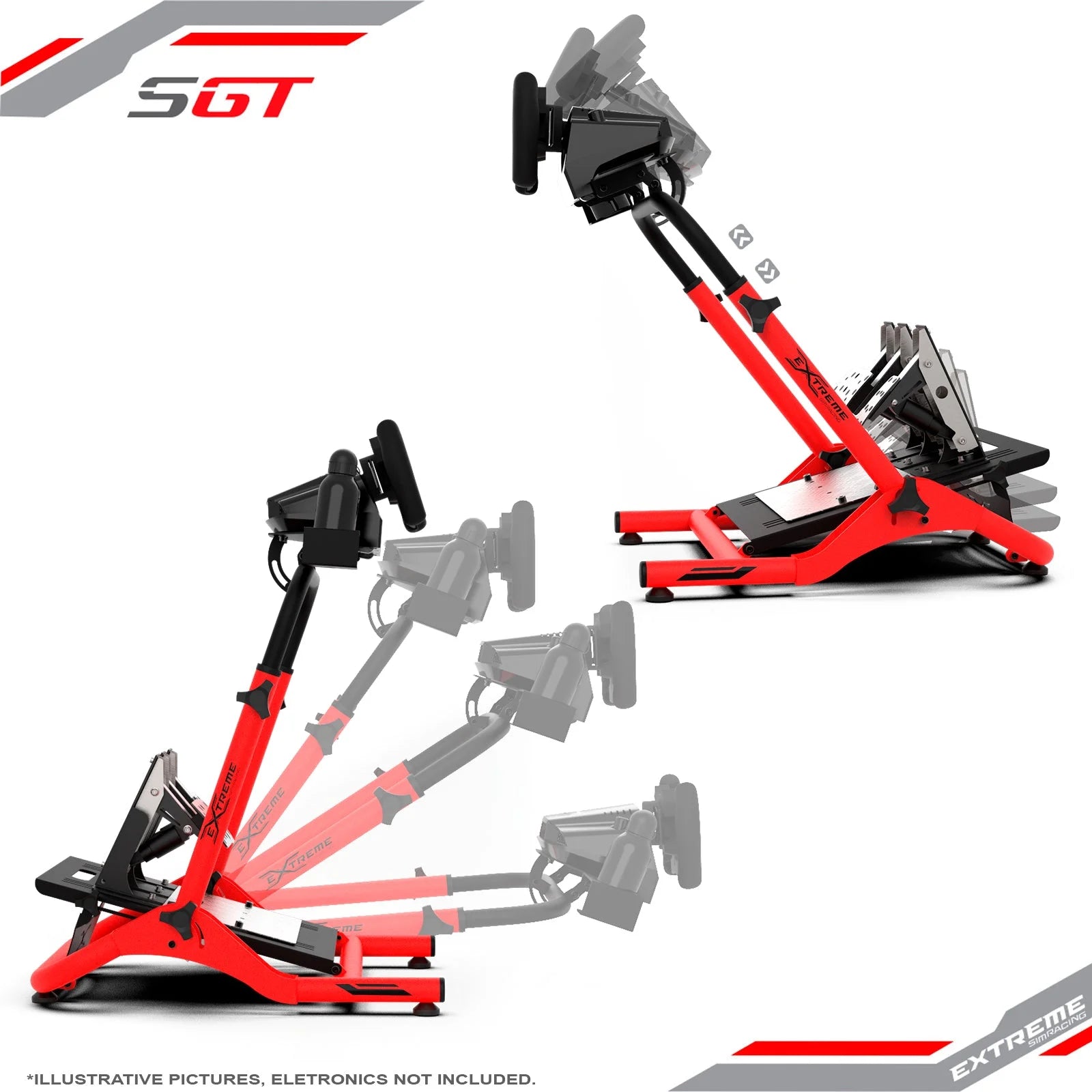 WHEEL STAND SGT (WHEEL LOCKS INCLUDED) Extreme Simracing