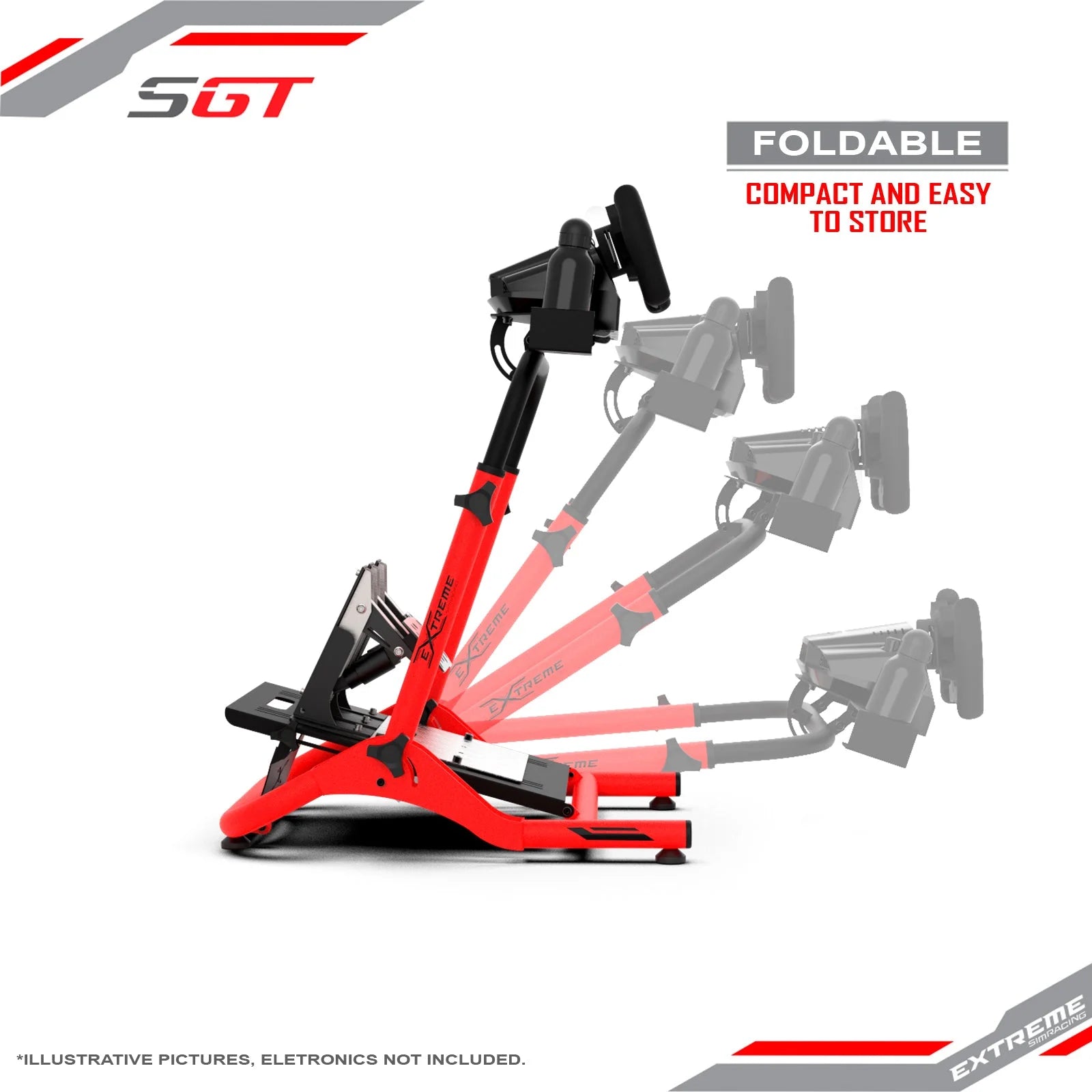 WHEEL STAND SGT (WHEEL LOCKS INCLUDED) Extreme Simracing