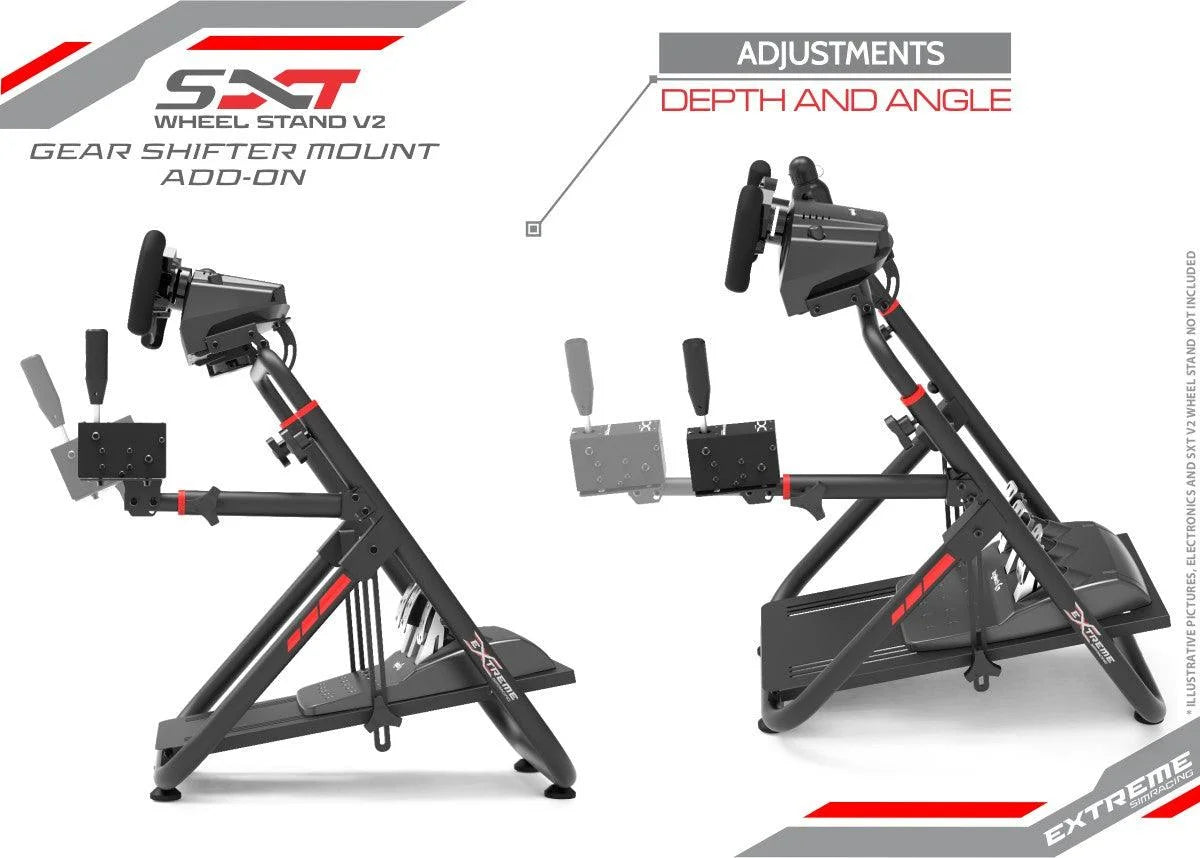 BOTTOM MOUNT FOR GEAR SHIFTER - FITS SXT V2 MODEL - Extreme Simracing