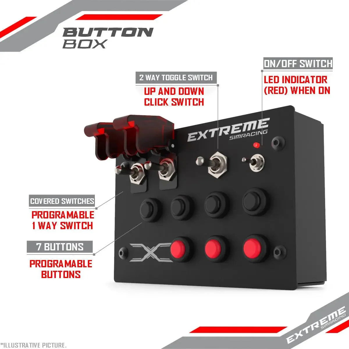 BUTTON BOX EXTREME SIMRACING - Extreme Simracing