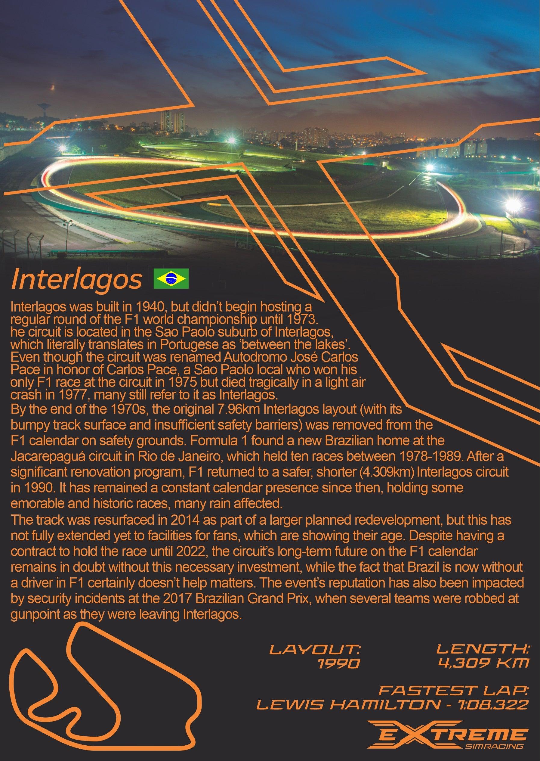ESR DECORATIVE TRACK - INTERLAGOS / BRAZIL - Extreme Simracing
