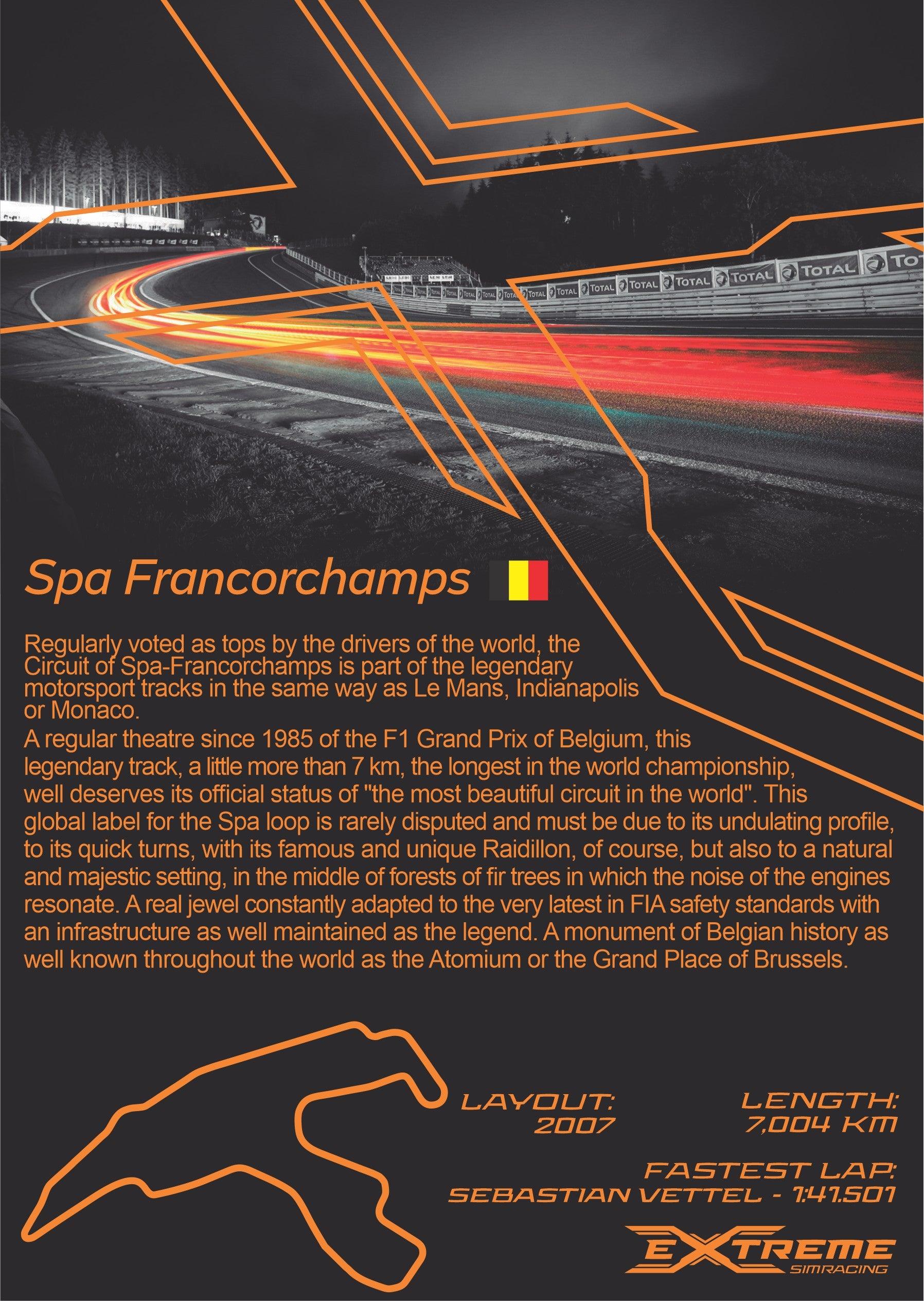 ESR DECORATIVE TRACK - SPA-FRANCORCHAMPS / BELGIUM - Extreme Simracing