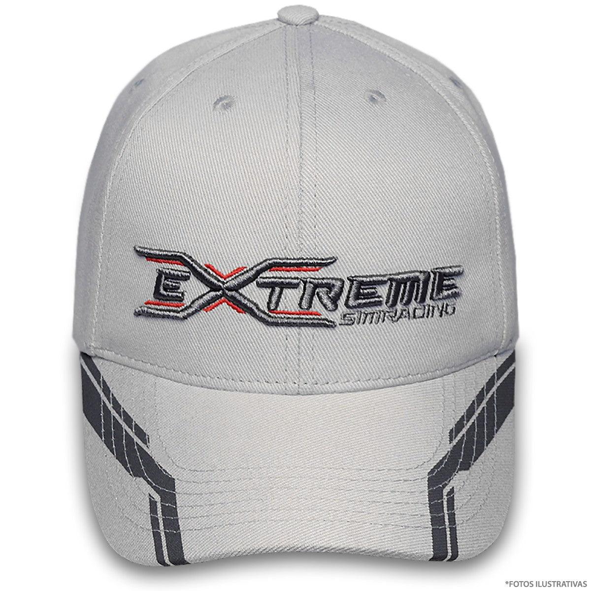 ESR GREY CAP CURVED TAB - Extreme Simracing