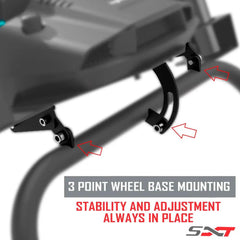 WHEEL STAND SXT V2 WHITE EDITION (WHEEL LOCKS INCLUDED)