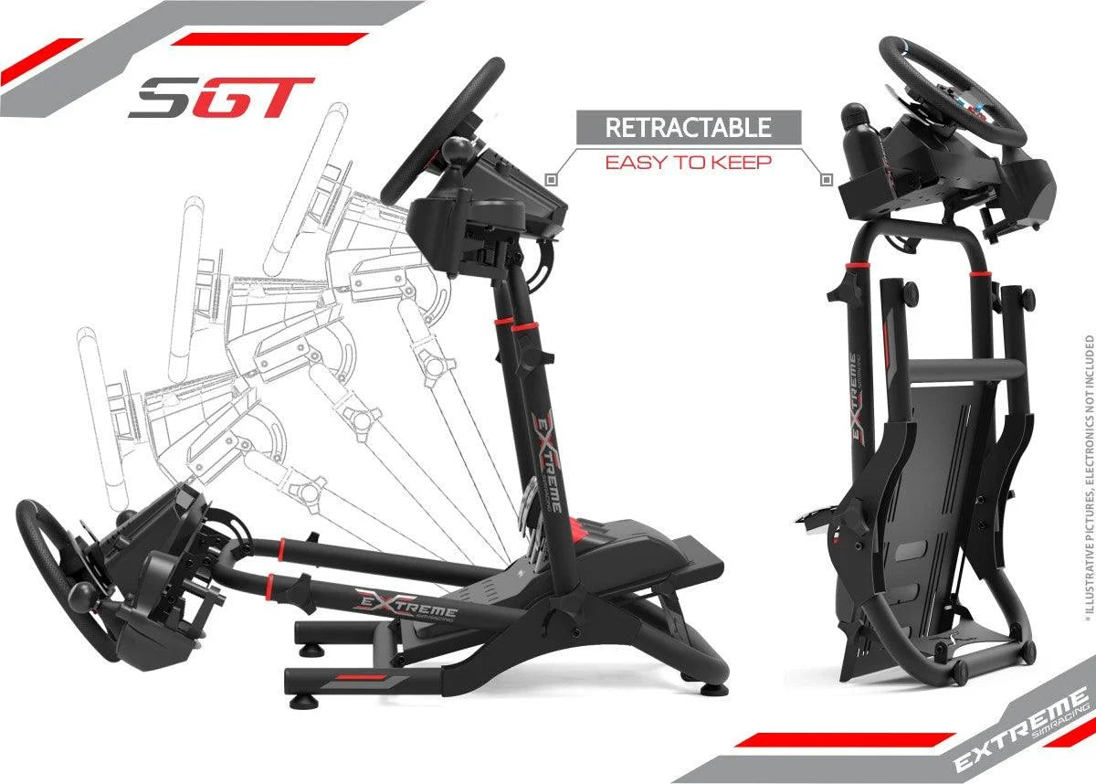 WHEEL STAND SGT BLACK EDITION - Extreme Simracing