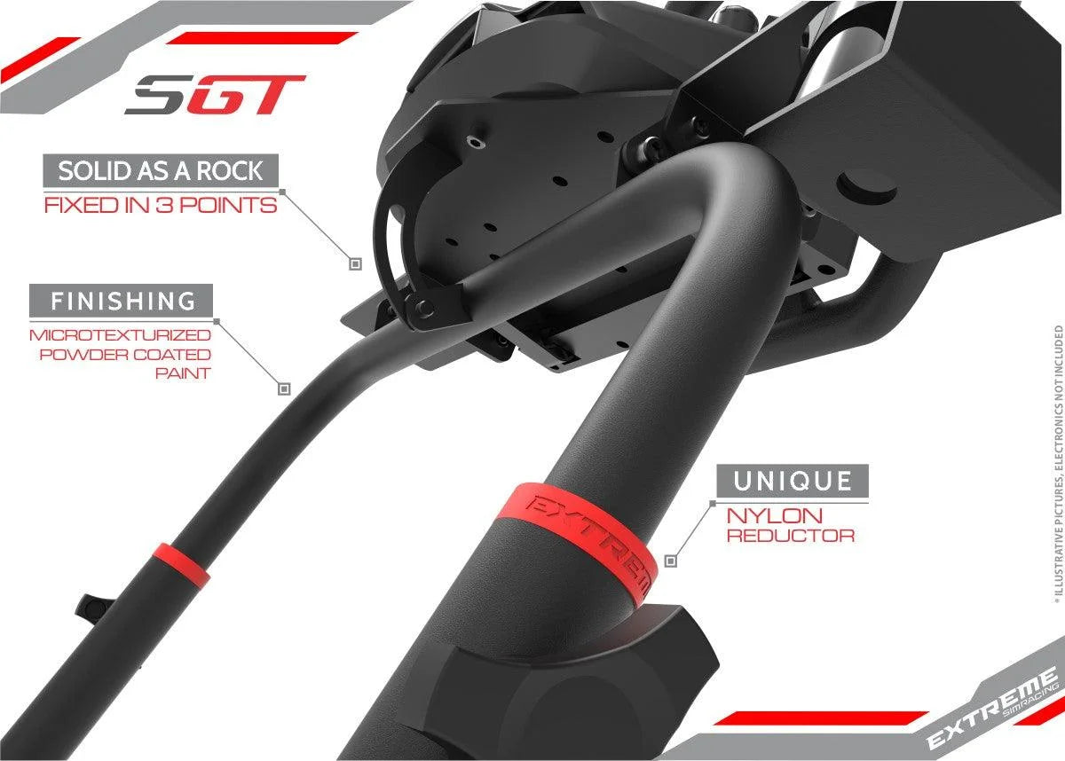 WHEEL STAND SGT BLACK EDITION - Extreme Simracing