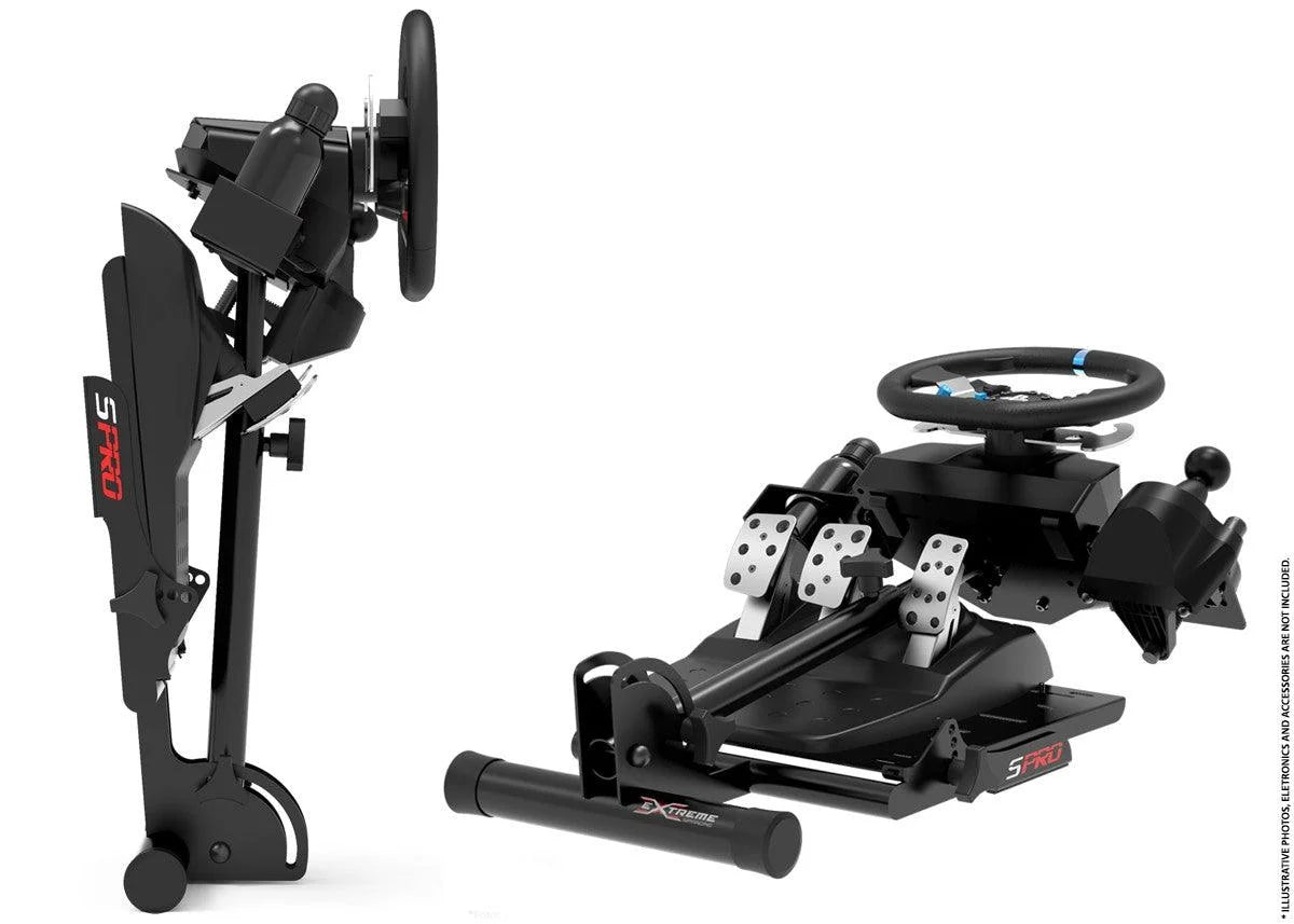 WHEEL STAND BLACK EDITION SPRO - Extreme Simracing